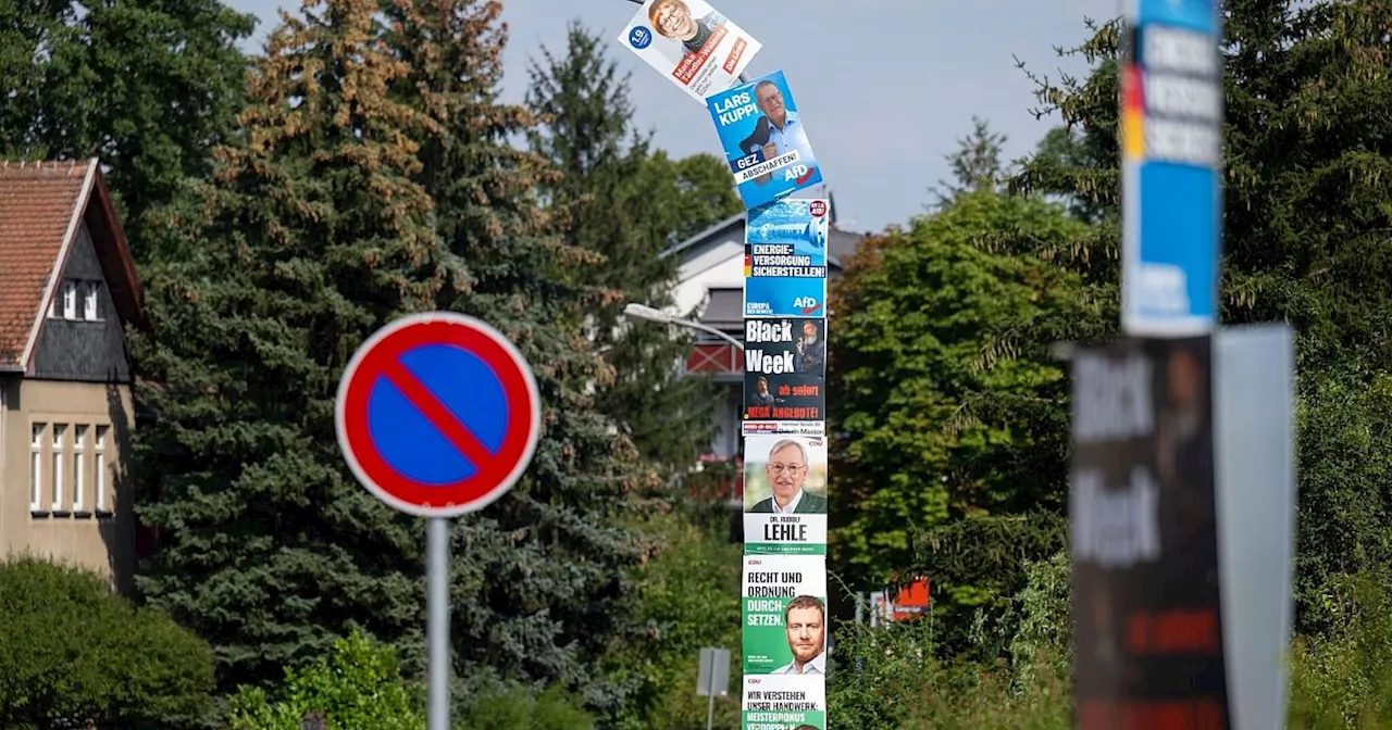 AfD in Thüringen vorn, Kretschmer punktet in Sachsen