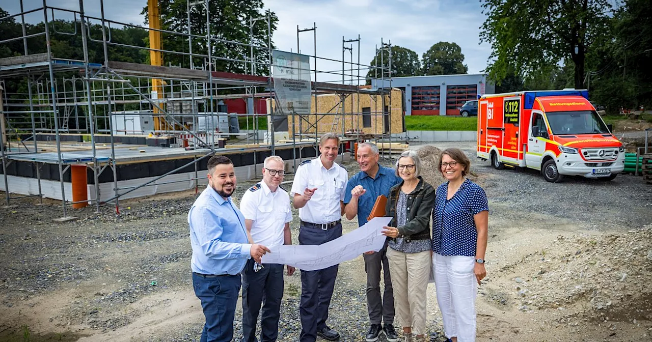 Hoher Zeitdruck beim Bau der neuen Rettungswache in Bielefeld-Dornberg