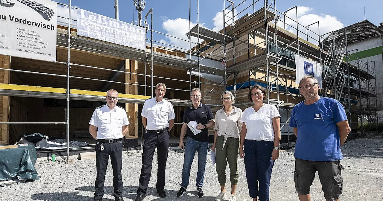 Nachhaltige Architektur: Bielefelds neue Rettungswache in Holzrahmenbauweise