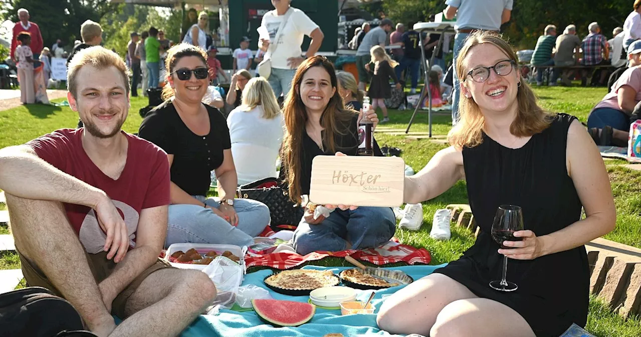 Traumhafte Premiere für Feierabend-Picknick an der Weser in Höxter