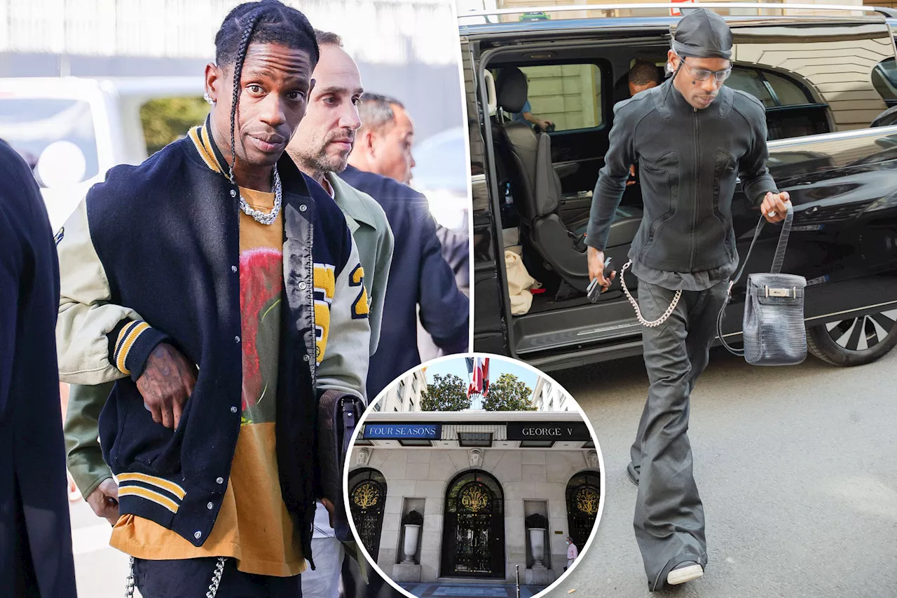 Travis Scott arrested at Paris hotel after fight with security guard during Olympics 2024