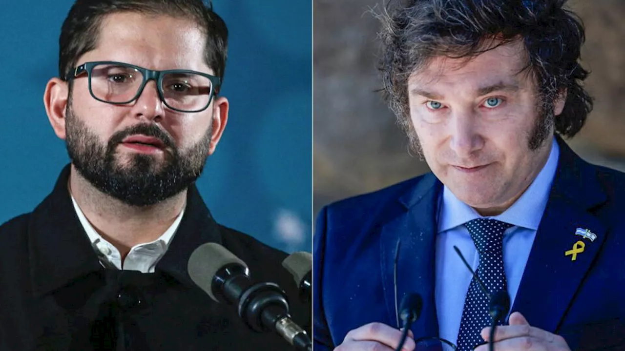 Javier Milei fue a Chile, pero Gabriel Boric decidió no recibirlo