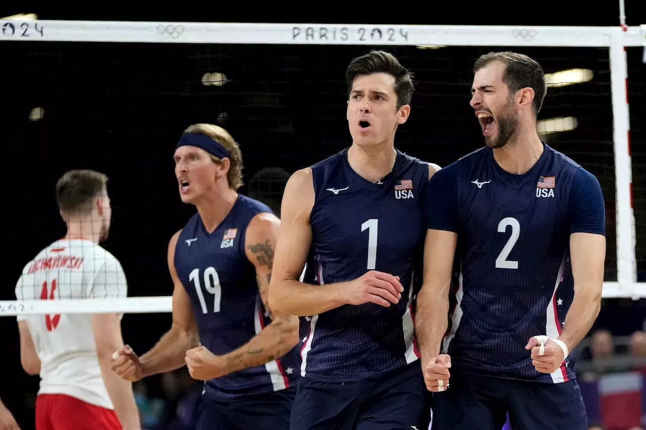 UsaMensVolleyball USA vs. Italy Olympics men’s volleyball bronze