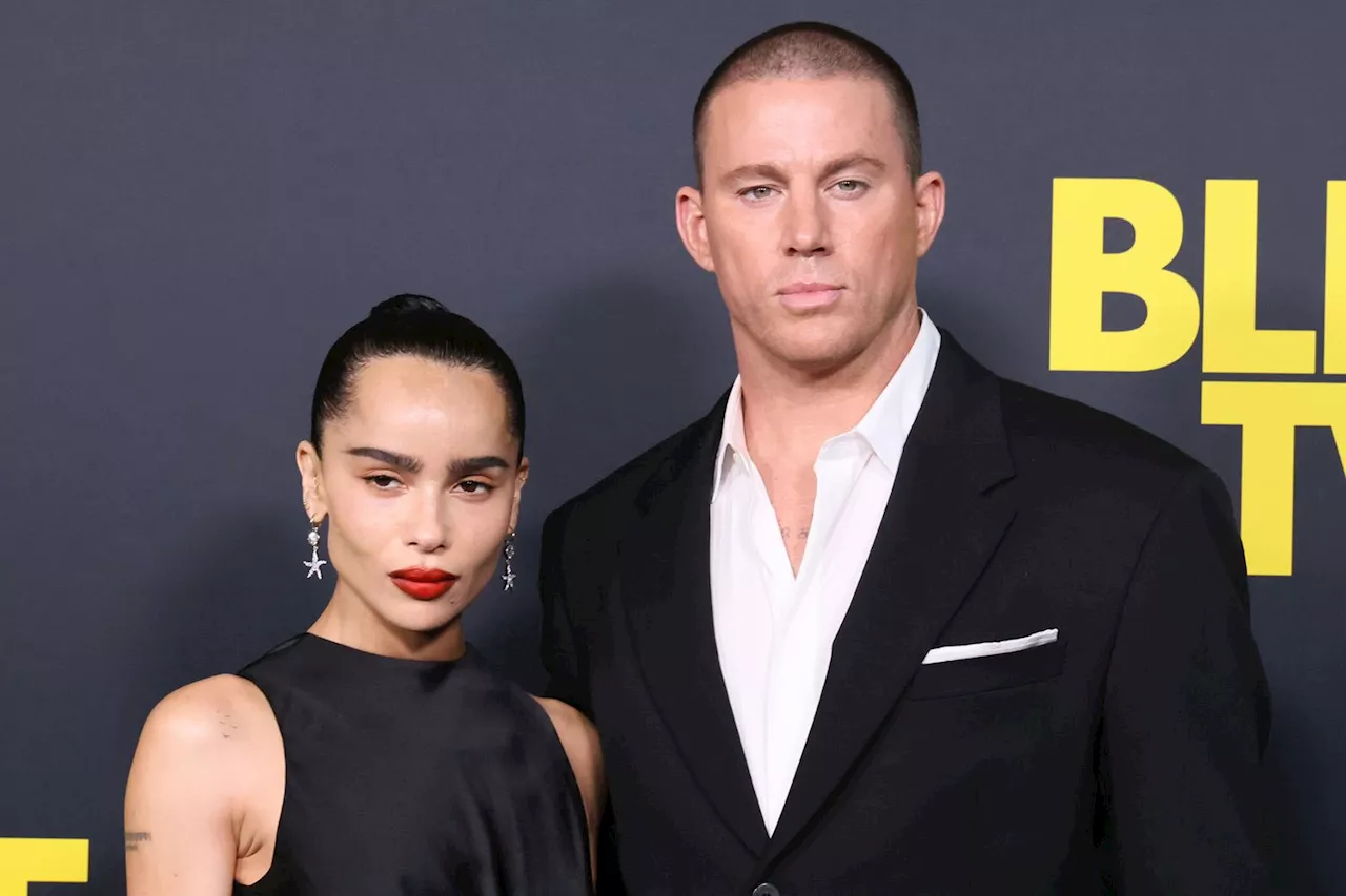 Zoë Kravitz and Channing Tatum Coordinate with Sophisticated All-Black Ensembles at Blink Twice Premiere