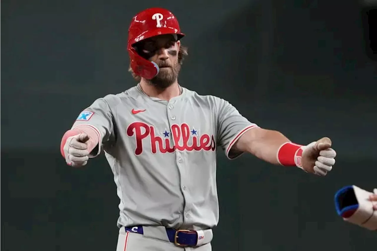 Bryce Harper and J.T. Realmuto spark Phillies to series-opening win against Diamondbacks