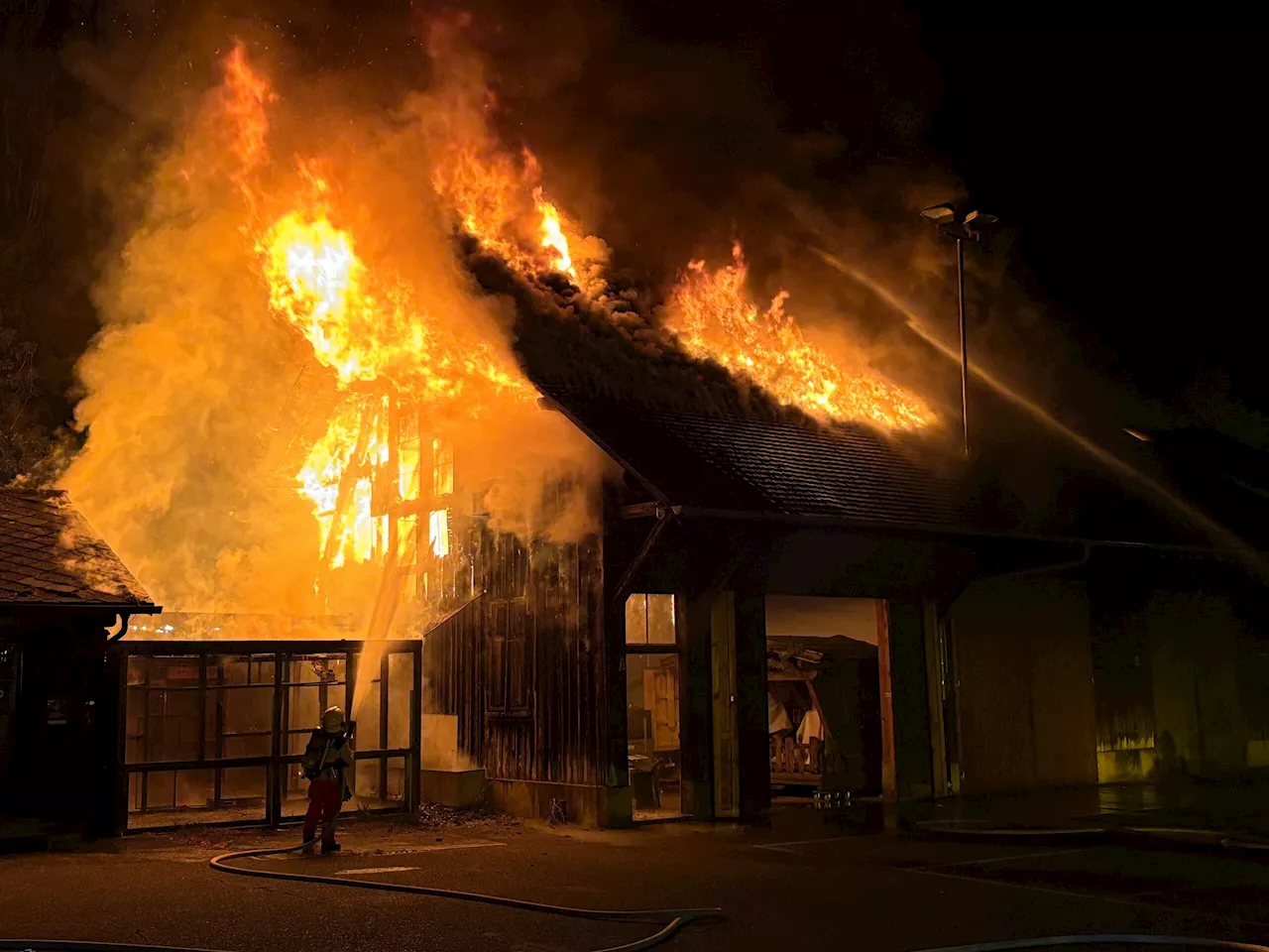 Frauenfeld TG: Scheune in Vollbrand geraten