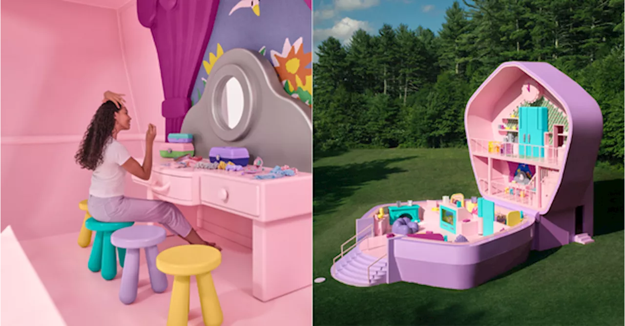 [PHOTOS] This Life-Sized Polly Pocket Airbnb Is Every Millennial Kid's Dream Come True