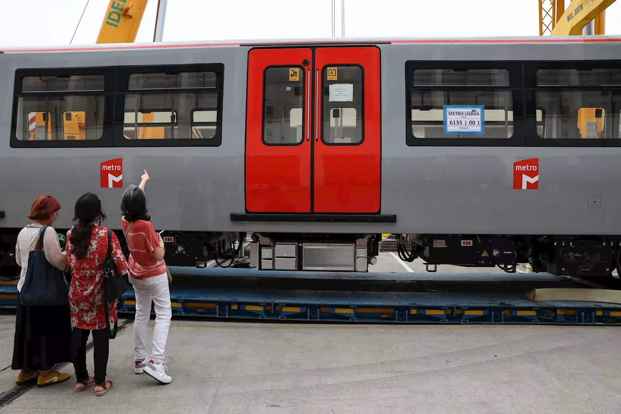 Duas décadas depois: Metro de Lisboa recebe novas carruagens