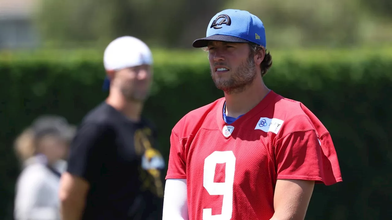 Rams' Matthew Stafford Explains How He Threw TD to Himself in Training Camp