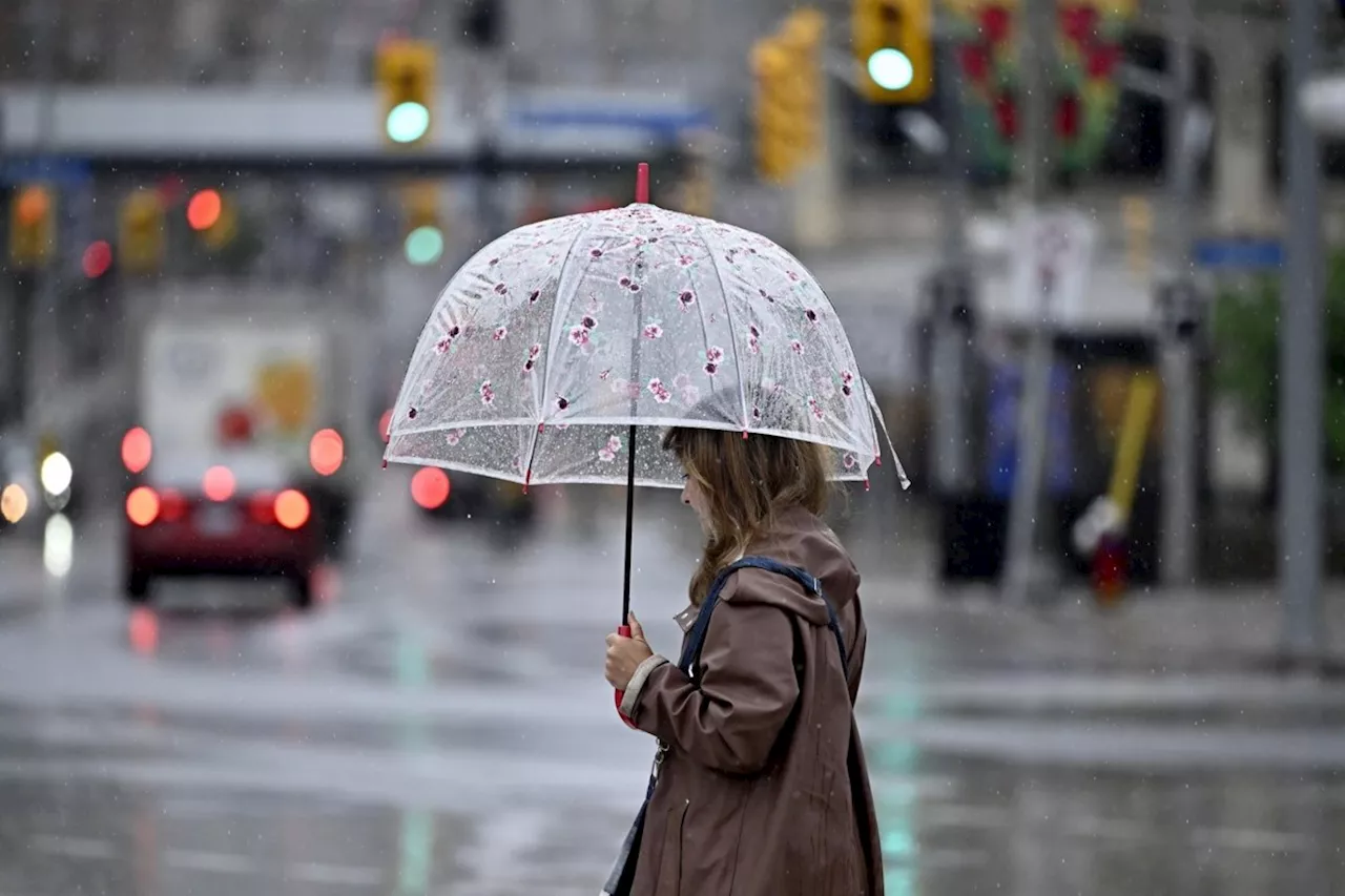 Heavy rain hits Eastern Canada as remnants of tropical storm Debby move in