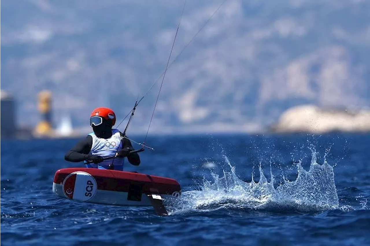 Singapore kitefoiler Max Maeder wins Olympic bronze on National Day