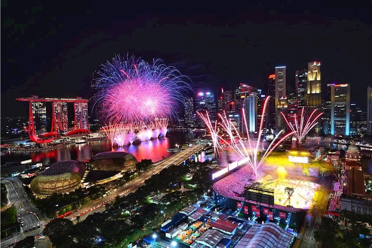 A show of unity, as the Padang lights up for 59th National Day Parade