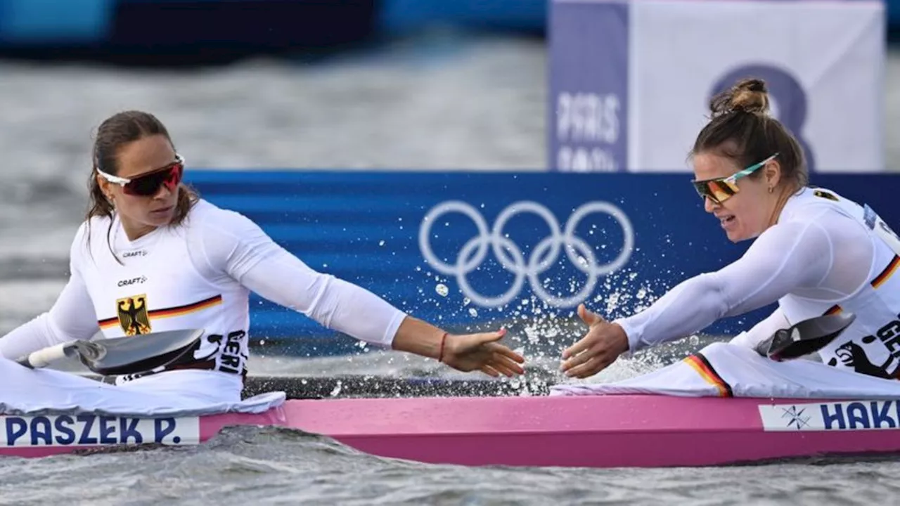 Sommerspiele in Paris: Paszek und Hake holen Olympia-Bronze im Kajak-Zweier