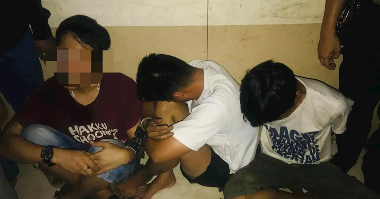 3 naposasan sa pagkapuhag sa drug den