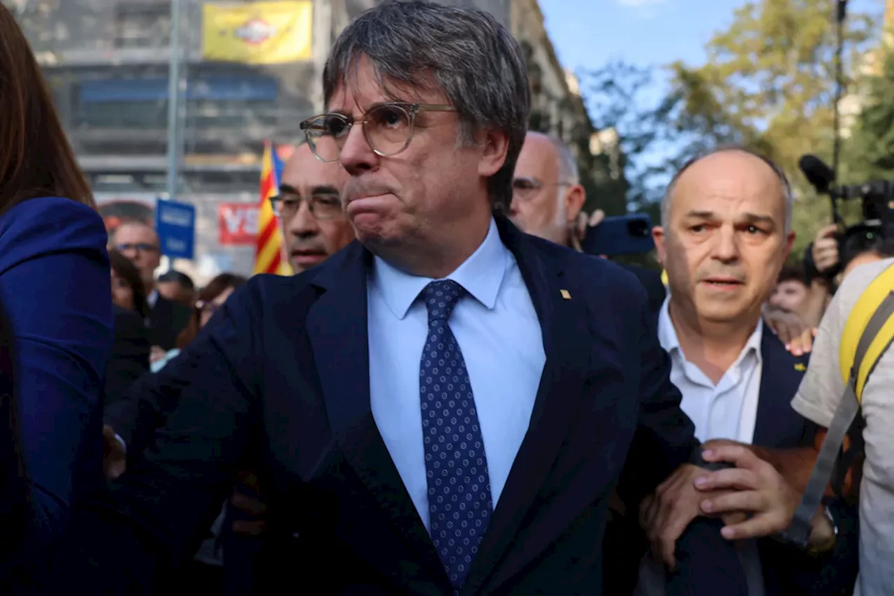 Nach Kurzauftritt in Barcelona: Puigdemont soll wieder in Belgien sein