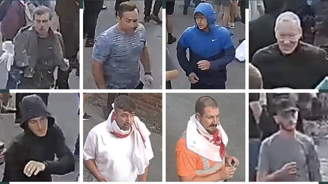 CCTV images of rioting suspects released by Liverpool and Manchester police