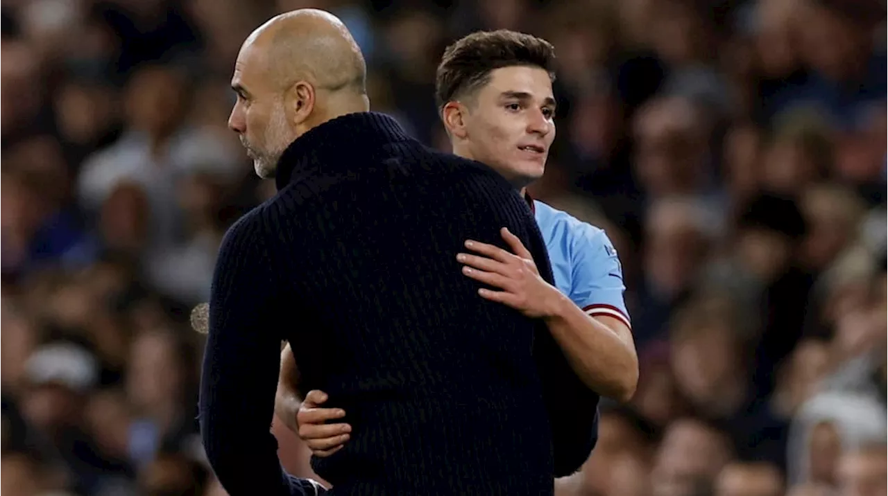 La contundente frase de Pep Guardiola sobre la salida de Julián Álvarez del Manchester City