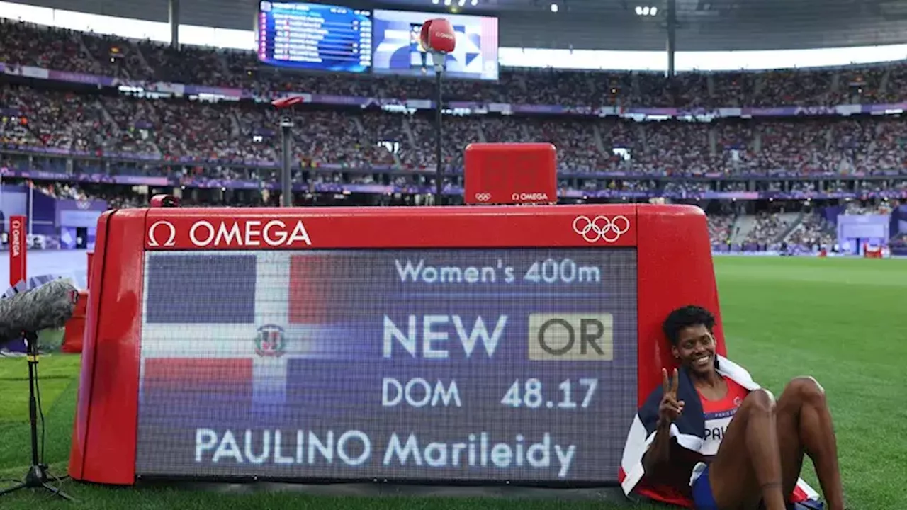 Dominicana Marileidy Paulino hace historia con oro y récord olímpico en 400m