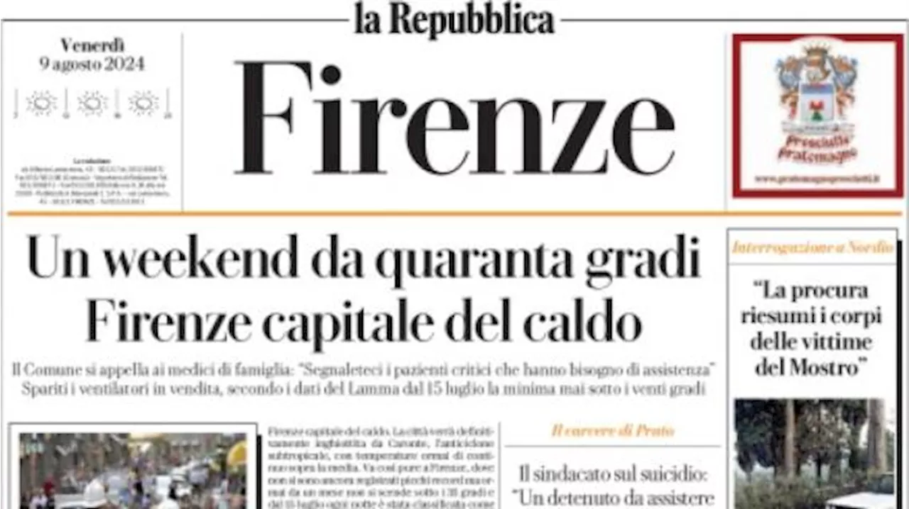 Fiorentina scatenata, La Repubblica (Firenze): 'Doppio colpo: arrivano De Gea e Richardson'