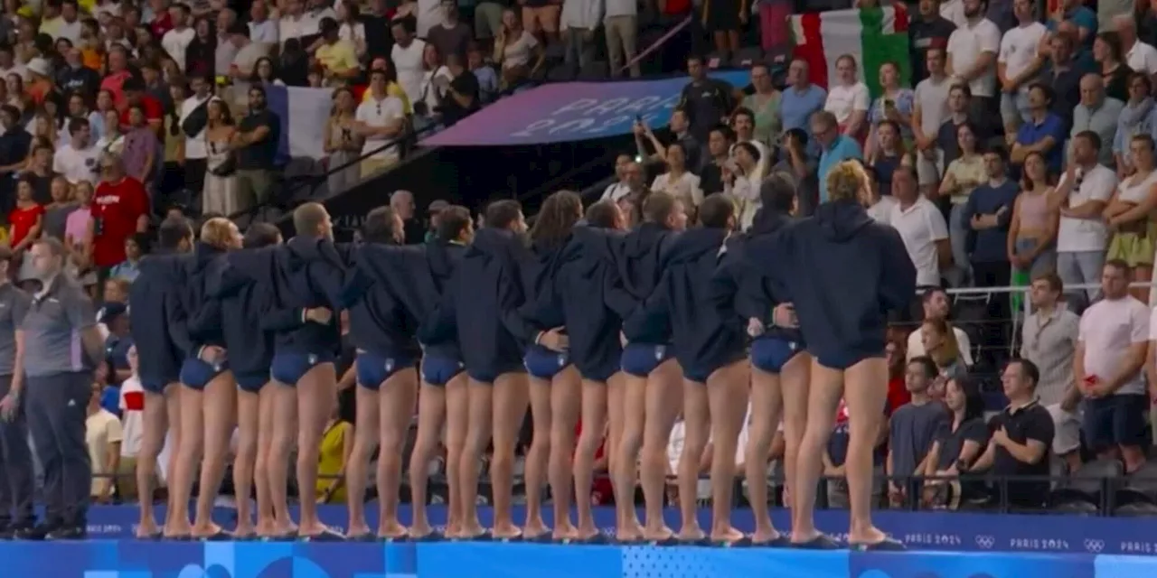 Settebello, protesta clamorosa alle Olimpiadi: spalle agli arbitri e Condemi...