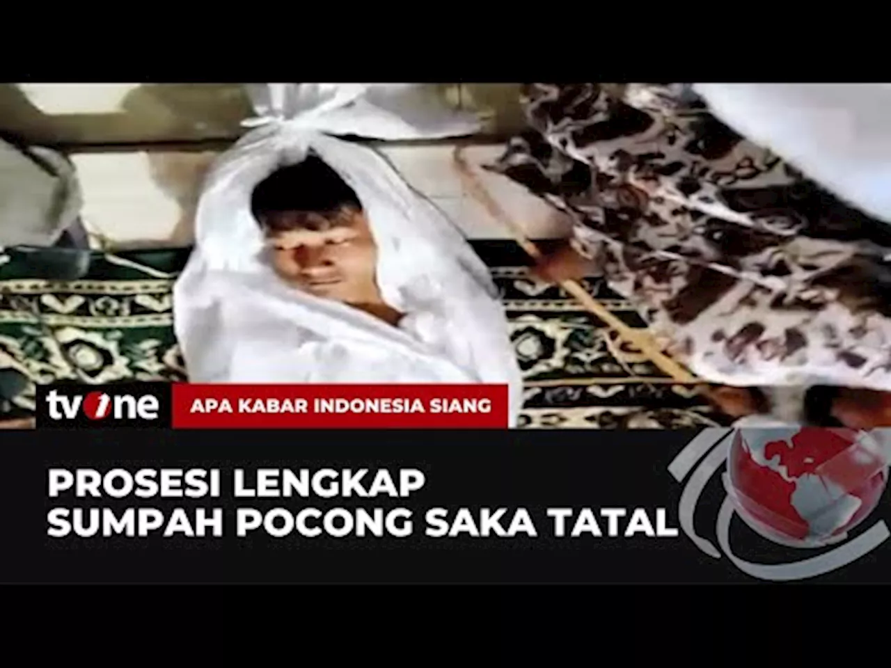 Saka Tatal Jalani Ritual Sumpah Pocong