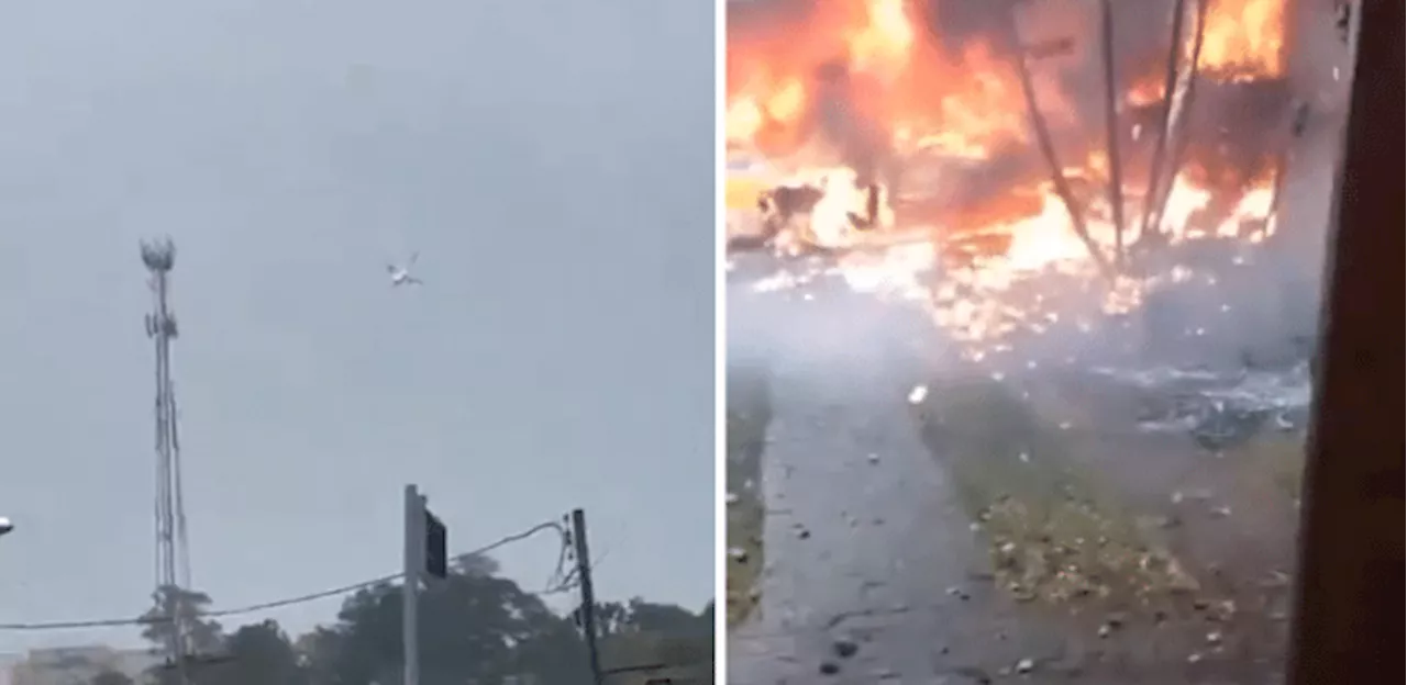 Avião que saiu de Cascavel (PR) rumo a Guarulhos cai em Vinhedo (SP)