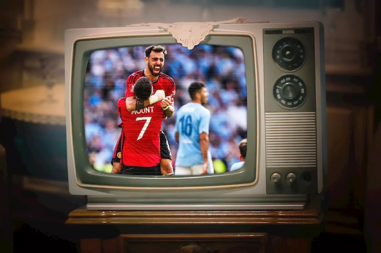 Voetbal op tv: Manchester United en Manchester City tegenover elkaar