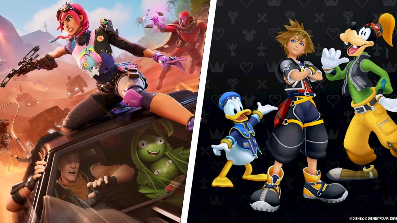 Leaked Fortnite x Kingdom Hearts collab could finally open the door for Final Fantasy 7 skins