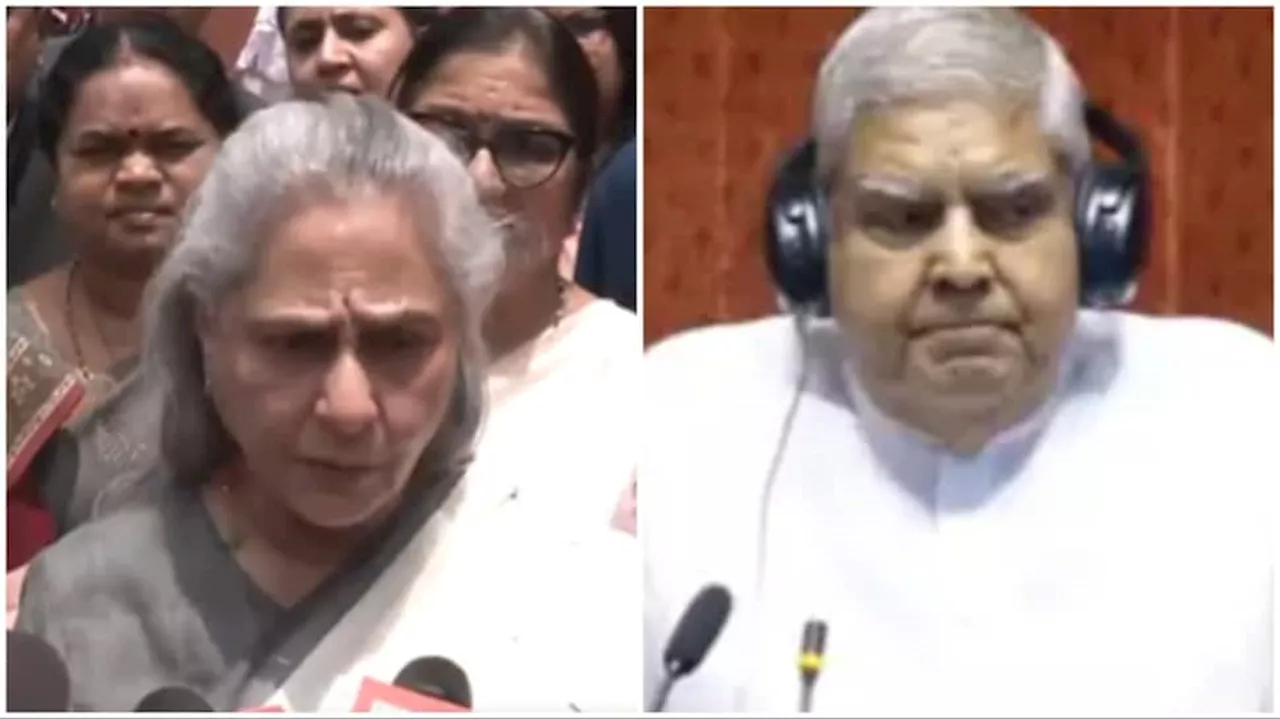 Opposition Stages Walkout After Jagdeep Dhankar-Jaya Bachchans Angry Faceoff