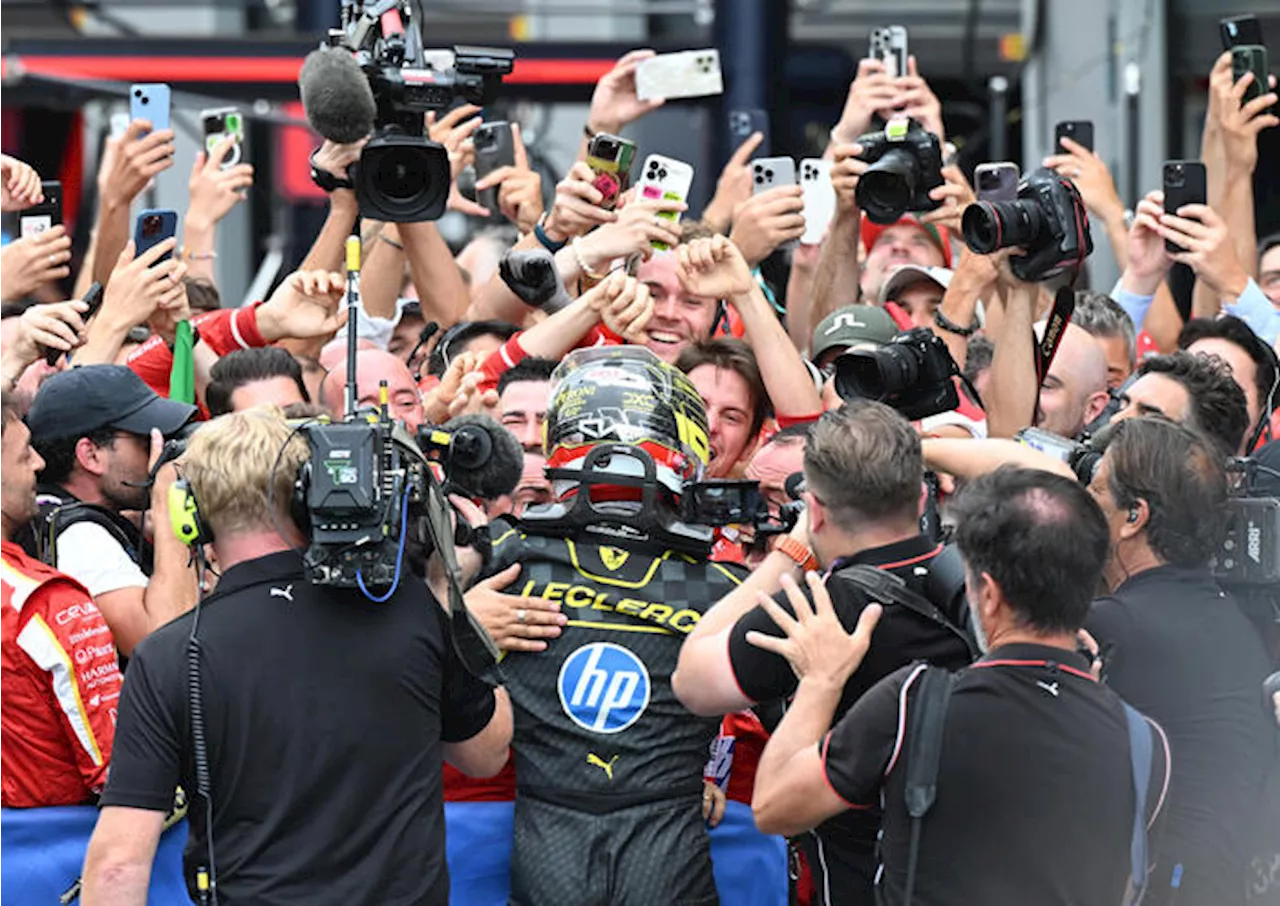 F1: Ferrari trionfa al Gran Premio di Monza Leclerc davanti alla McLaren di Piastri, gioia dei tifosi