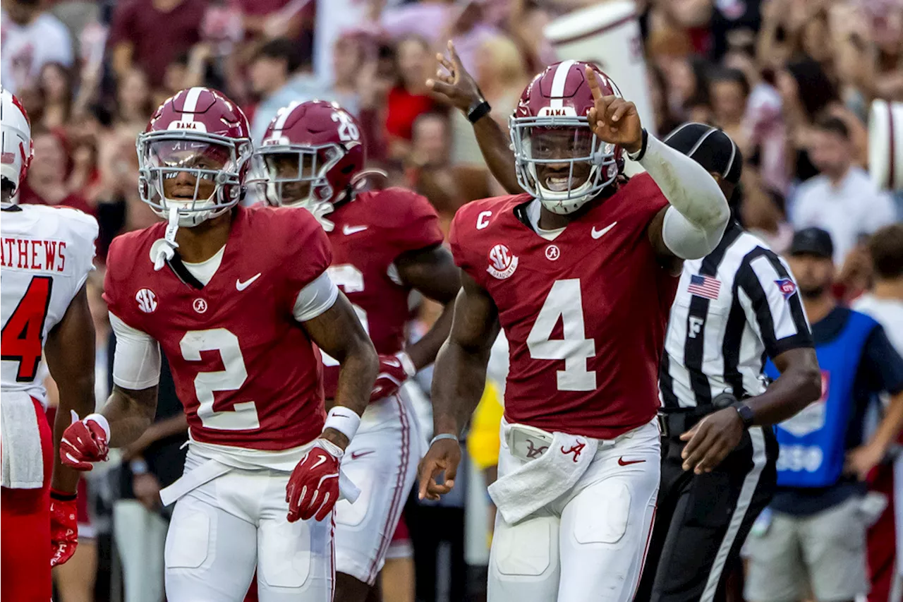 No. 5 Alabama shuts down Western Kentucky 63-0 in coach Kalen DeBoer's debut