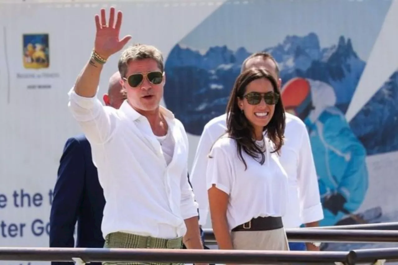 Brad Pitt dan pacarnya Ines de Ramon hadiri Festival Film Venesia 2024