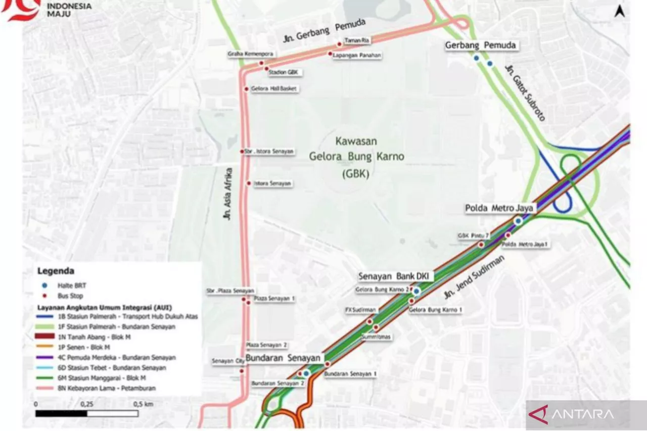 Dishub siapkan kantong parkir dan layanan TransJakarta saat misa Paus