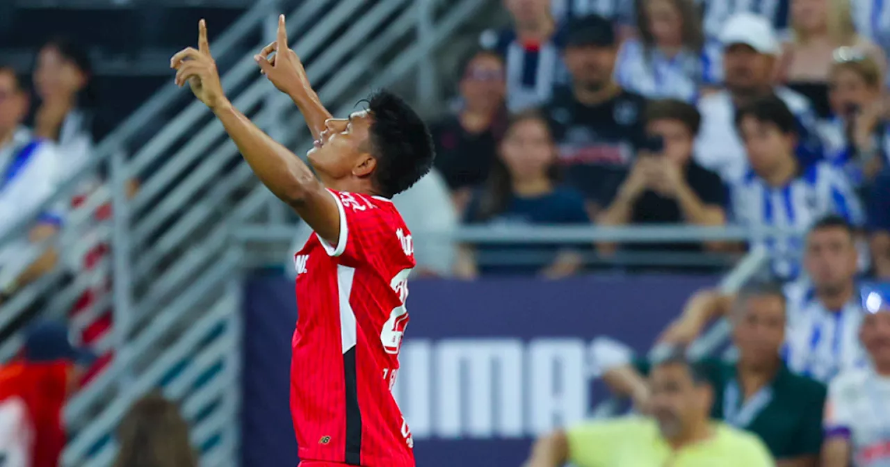 El gol y festejo de Jesús Gallardo ante su ex equipo Rayados de Monterrey