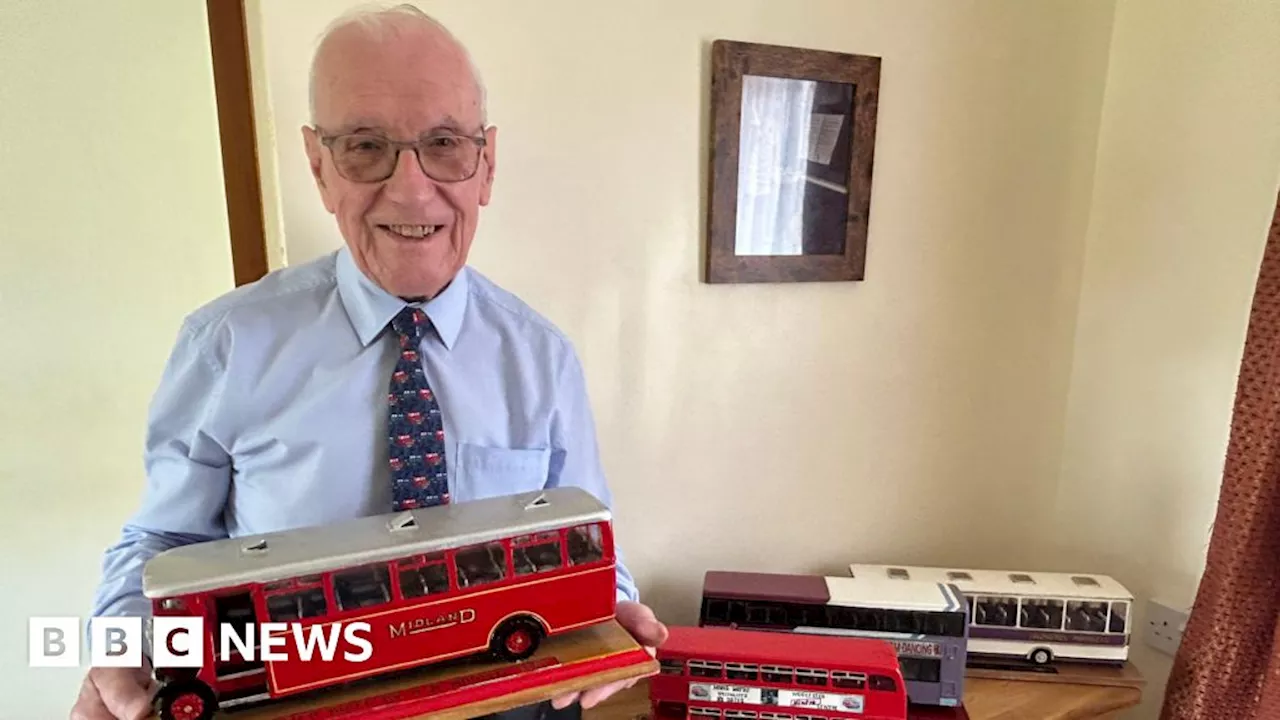 The former Midland Red repairman who now makes his own bus models