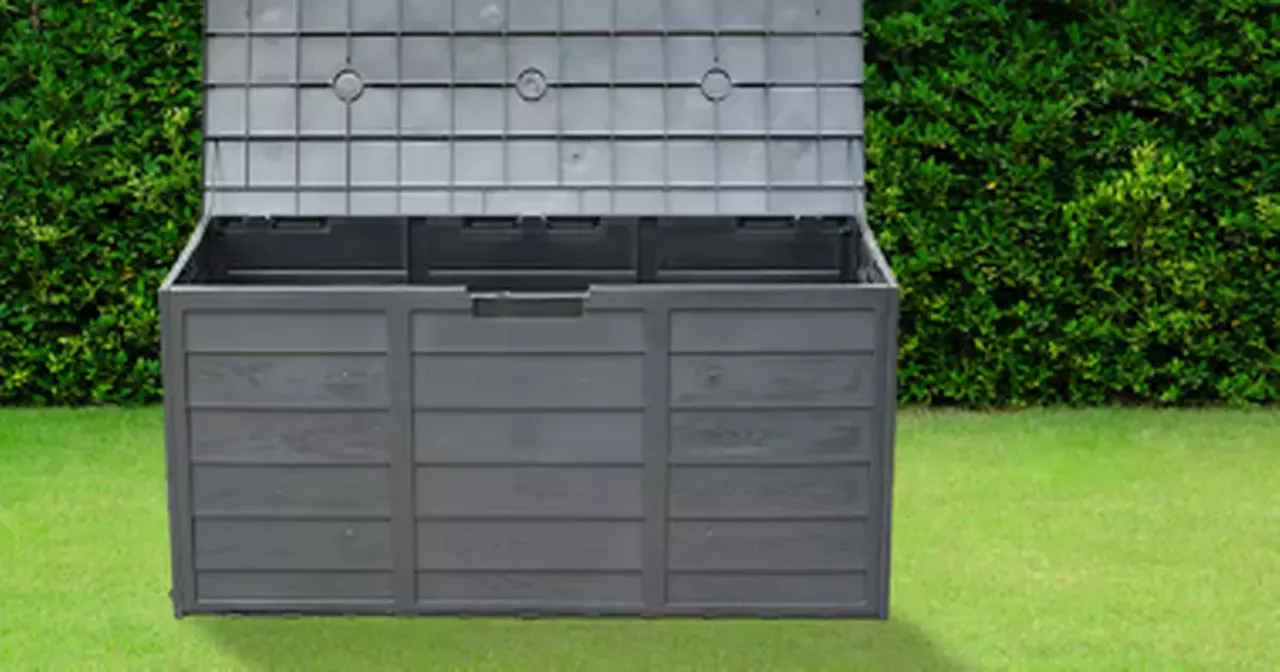 Shoppers snap up Wowcher garden storage box - now reduced in time for winter