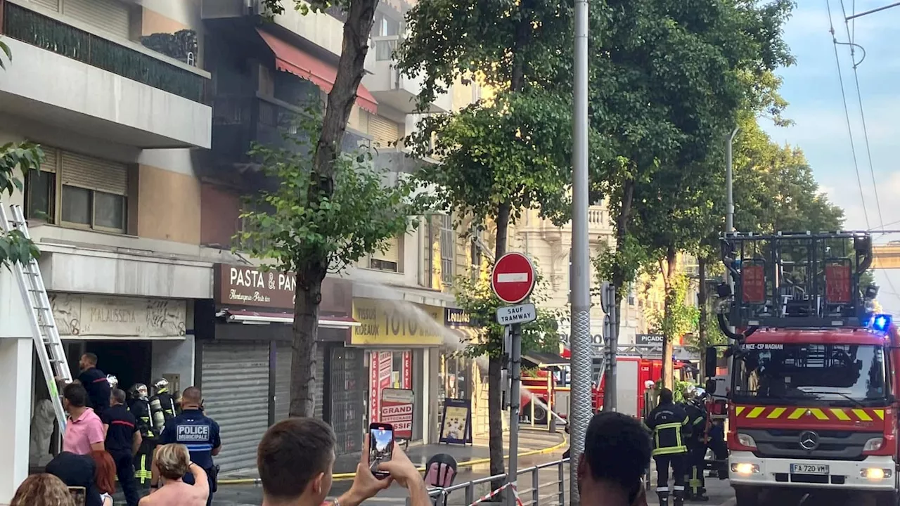 Nice: un mort dans l'incendie d'un immeuble avenue Malaussena, 23 personnes prises en charge