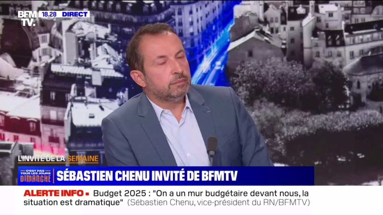 Sébastien Chenu (RN): 'On a un mur budgétaire devant nous'