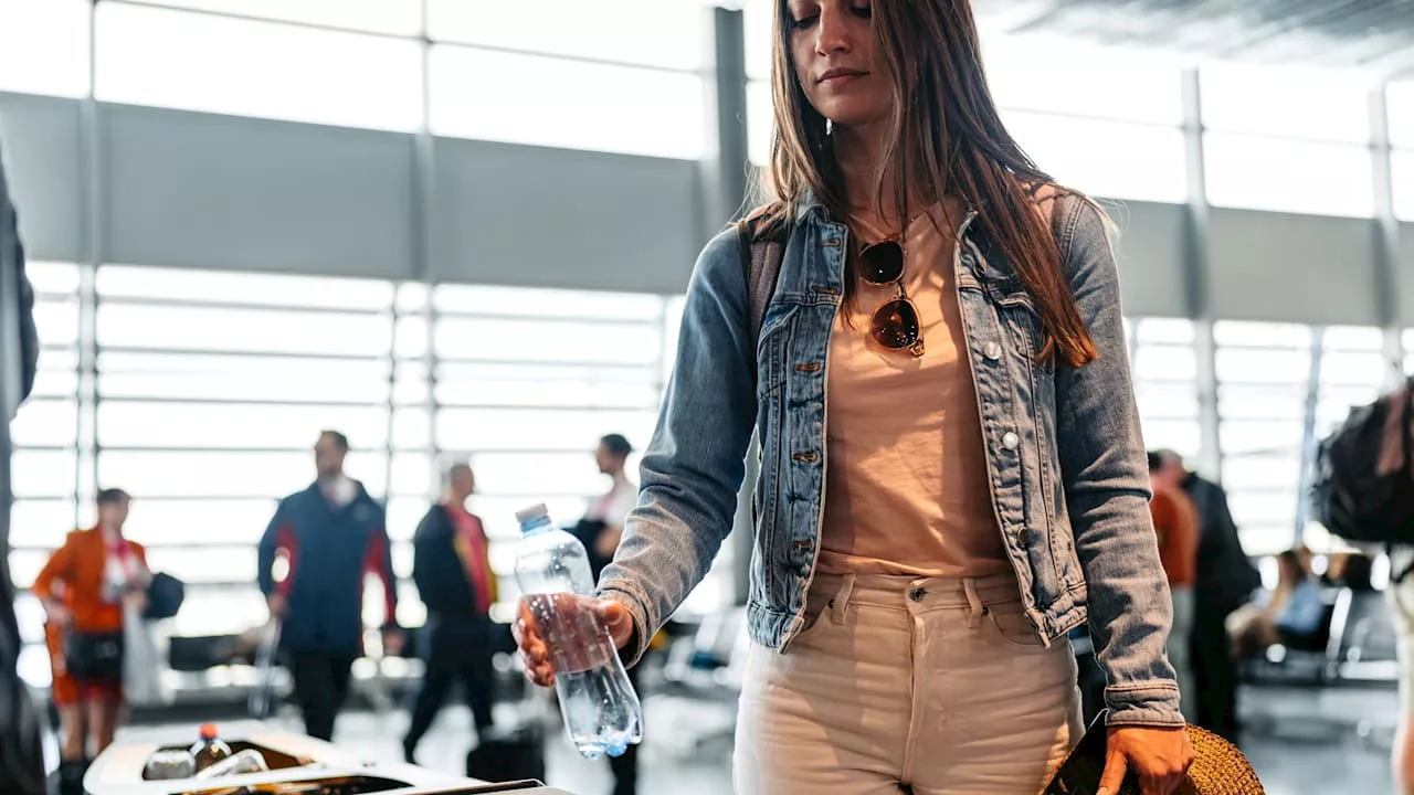 Sicherheit beim Fliegen: Große Flaschen bleiben im Flugzeug verboten