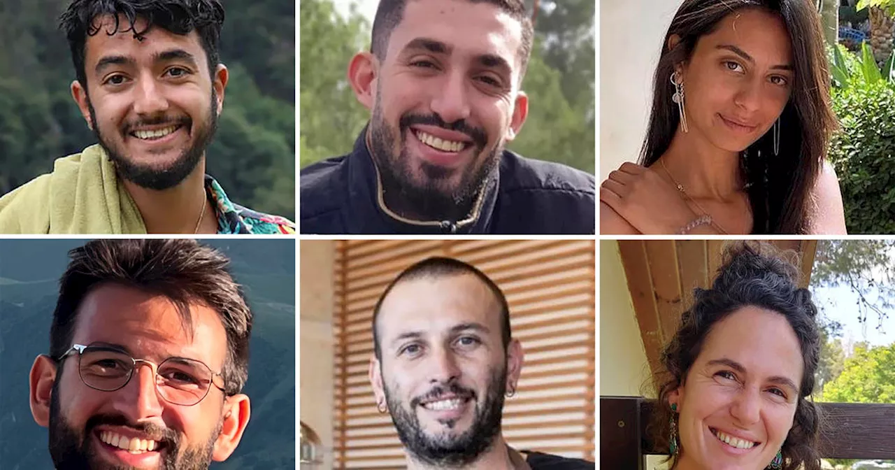 Who were the 6 hostages whose bodies were recovered in Gaza?