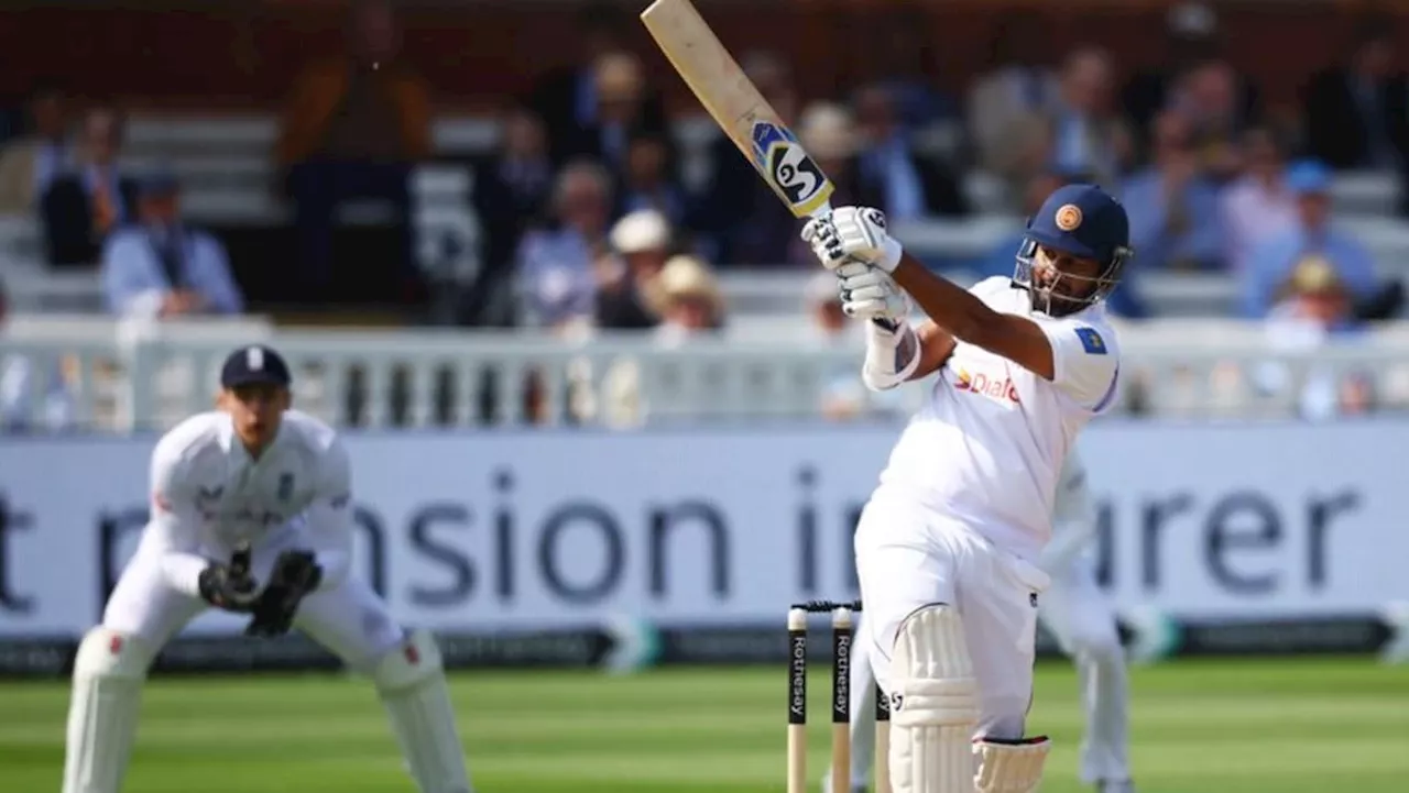 Karunaratne drags Sri Lanka to 136-4 against England, chasing 483