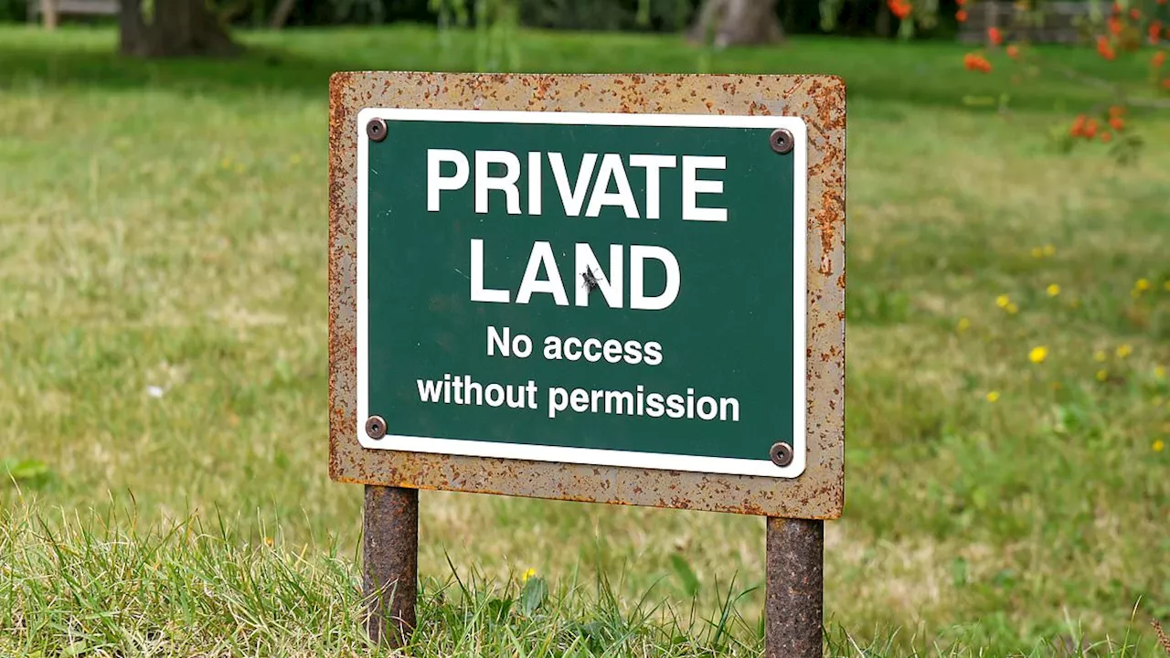 Our greedy neighbour could turn our beautiful village green into his GARDEN thanks to a historical...