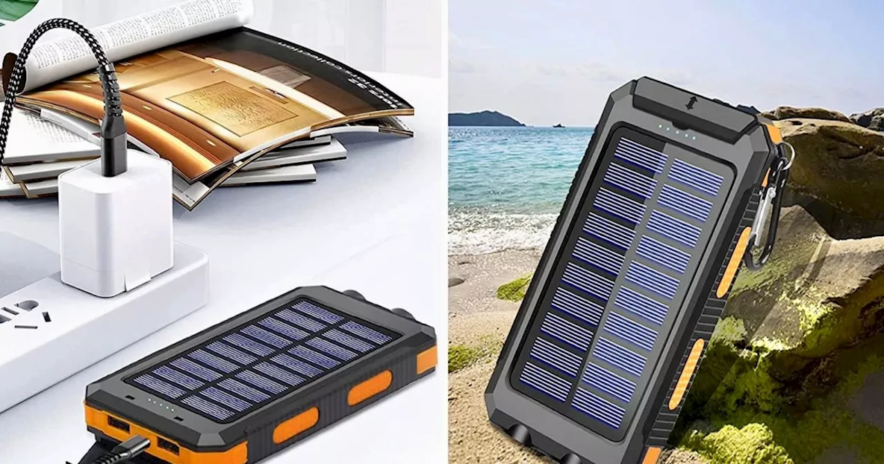 A solar charger for your phone? This one is on sale for $20