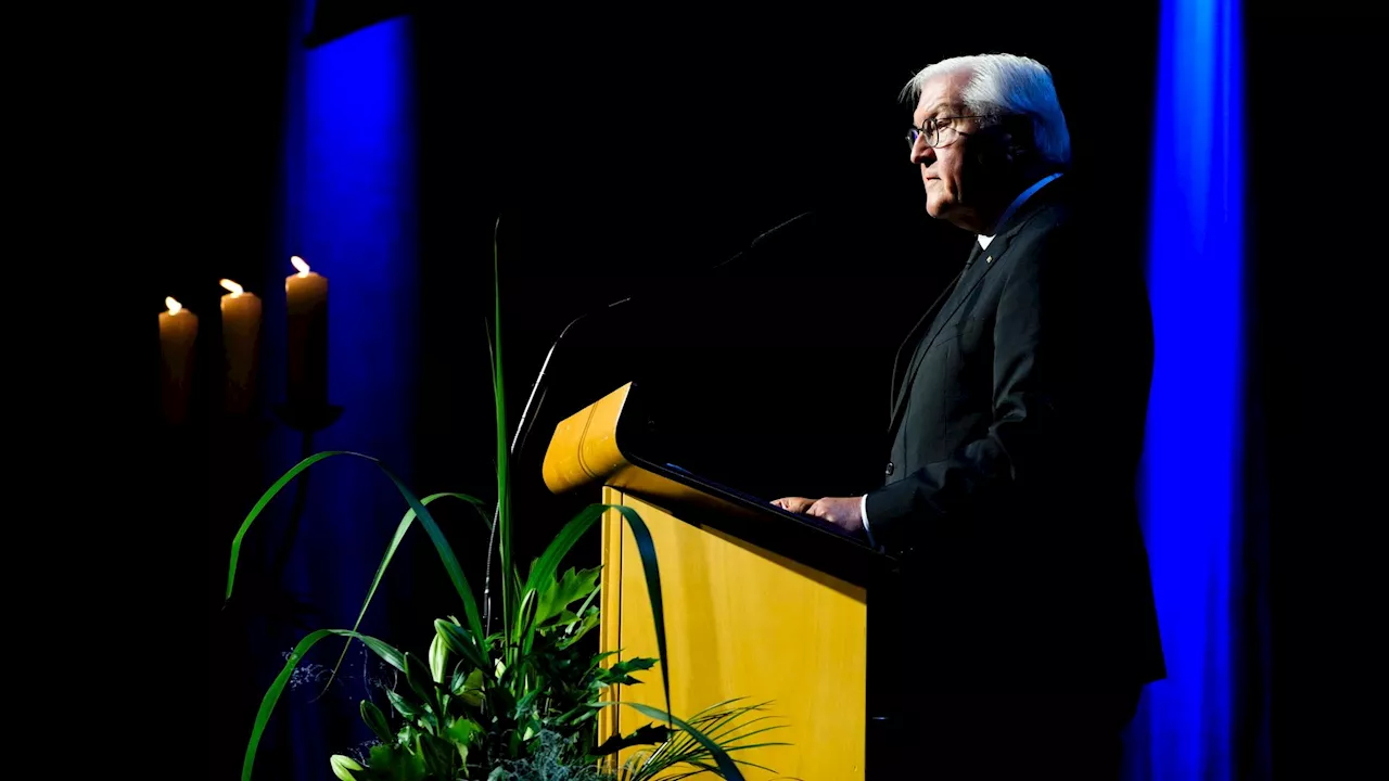  Bundespräsident Steinmeier fordert in Solingen Regeln zur Begrenzung der Migration