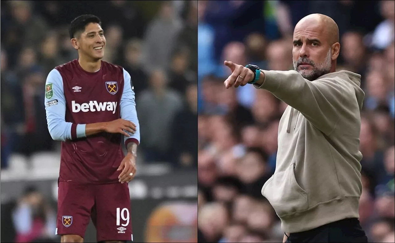 Pep Guardiola se desvive en elogios para Edson Álvarez: “Es muy inteligente”