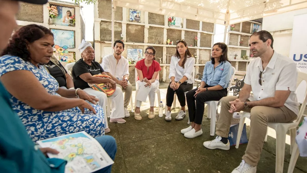 La UBPD inició la intervención del cementerio de Albornoz en Cartagena