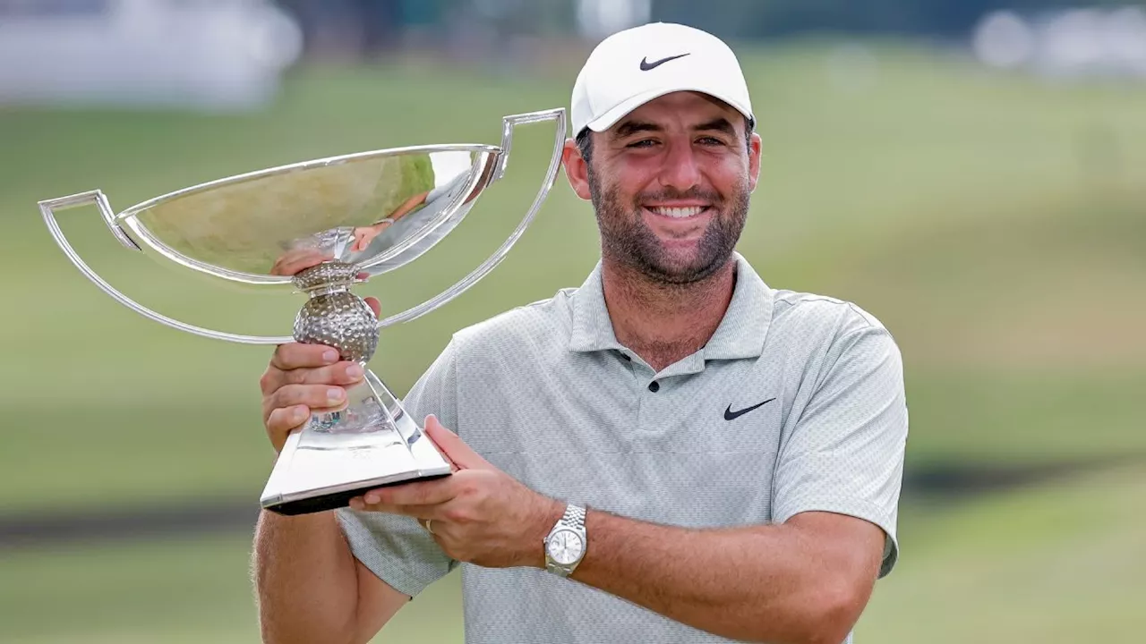 Scottie Scheffler wins PGA Tour's FedEx Cup title, $25M payday