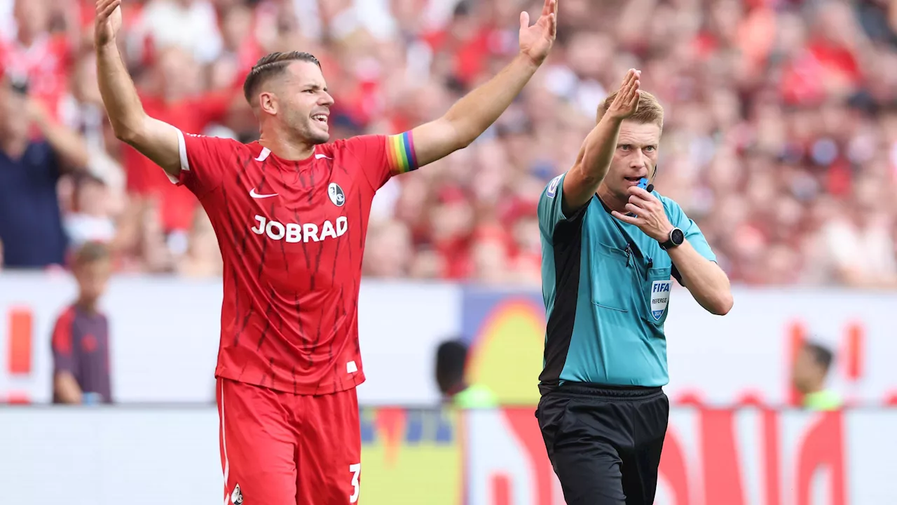 SC Freiburg fühlt sich bei 0:2 beim FC Bayern beim Elfmeter durch VAR-Beweis verschaukelt: 'So ein Schwachsinn'