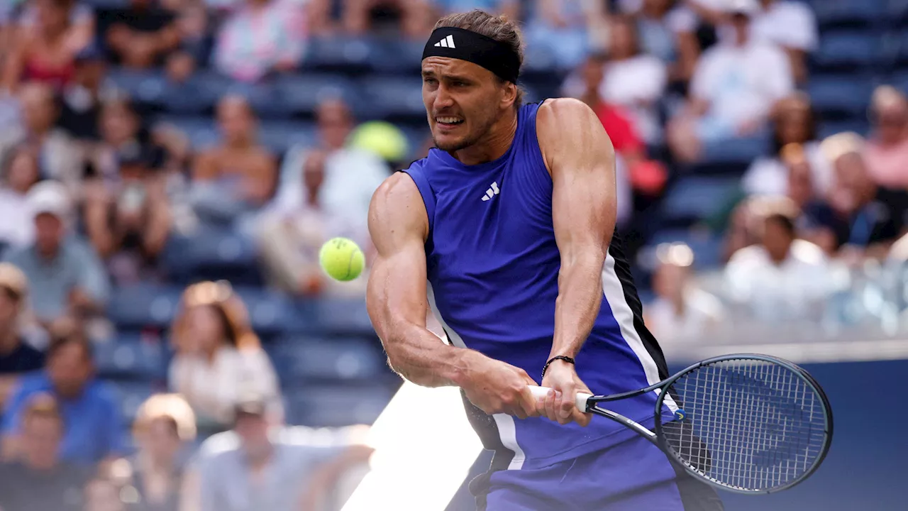 US Open: Alexander Zverev wackelt gegen Brandon Nakashima nur kurz und zieht ins Viertelfinale gegen Taylor Fritz ein