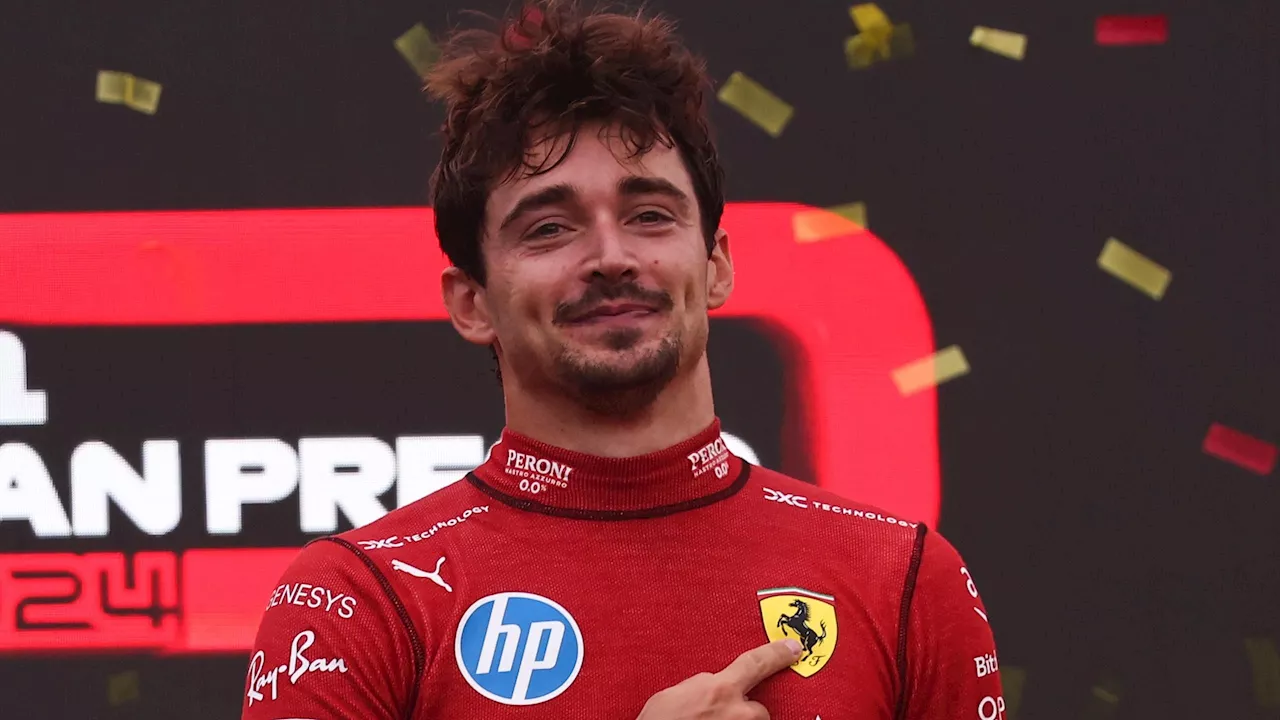 Charles Leclerc (Ferrari), brillant quand cela compte : 'Monaco et Monza la même année, c'est incroyable'